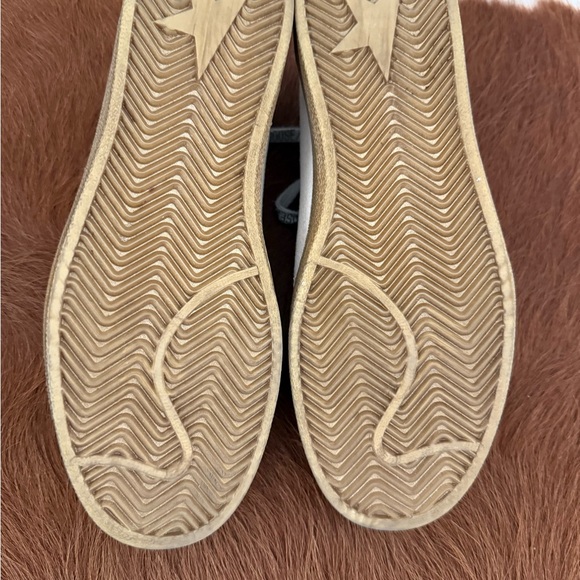 Golden Goose Ball Star Sneakers White Leather/canvas, Gold Star/Soles, Glitter - Picture 5 of 12